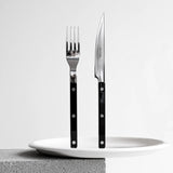 Sada příborů Bistrot Solid 24 ks, Black, Sabre Paris