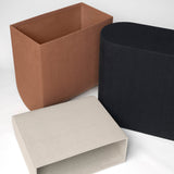 Úložný box Curved, M, šedý