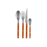 Sada příborů Bistrot Vintage Solid 4 ks, Orange, Sabre Paris